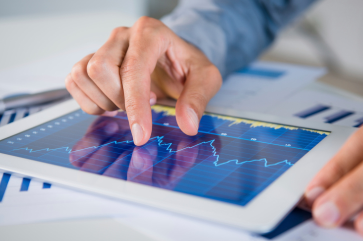 Monitoring different revenue streams with tablet